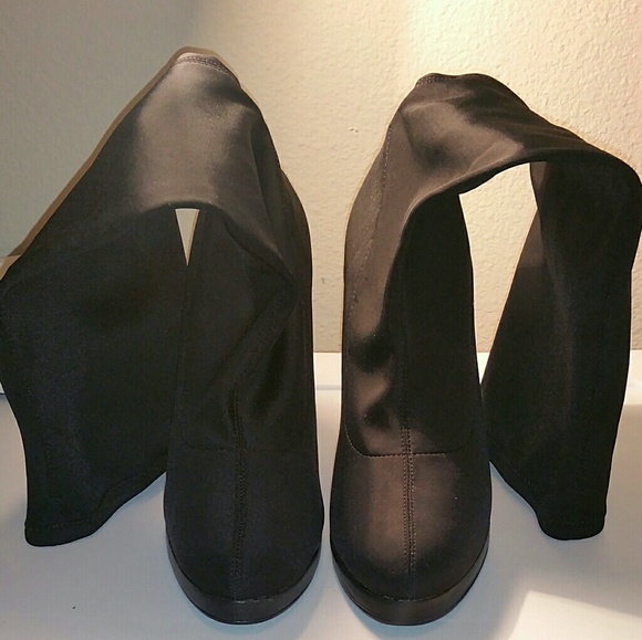 Black Sock Boots - Picture 2 of 3